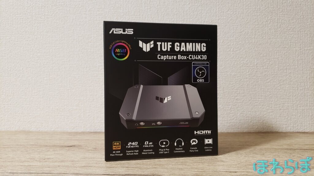 ASUS TUF CU4K30 会議 GAMING ゲームキャプチャーボックス 録画 BOX 4K対応 配信 CAPTURE 向け ゲーム実況  ウェブカメラ