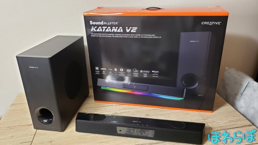 レビュー】Sound Blaster Katana V2 PCにおすすめサウンドバー【注意点有】 ほわらぼ